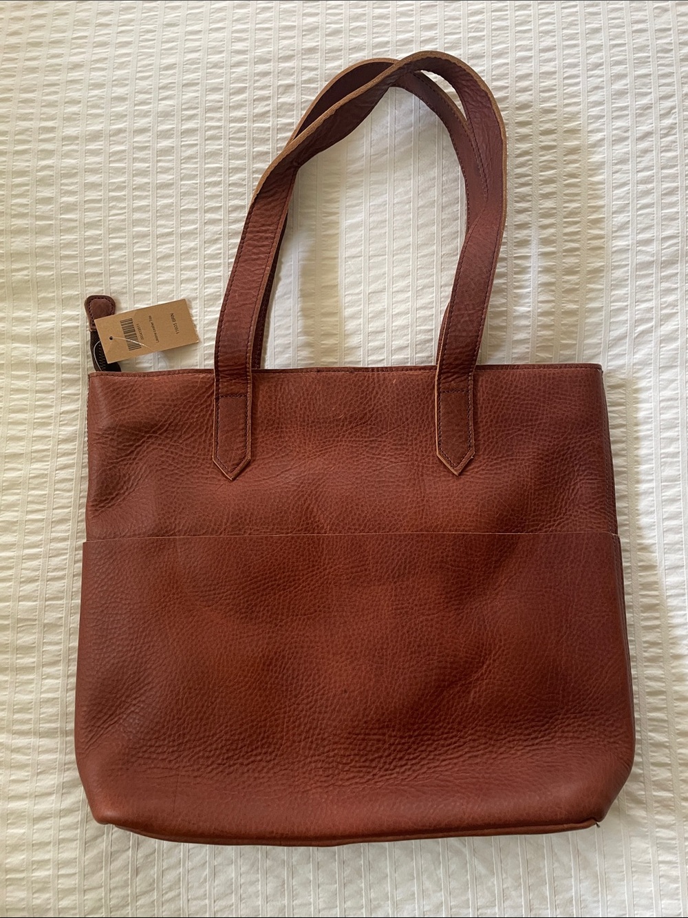 NWT Duluth Brown Leather Tote